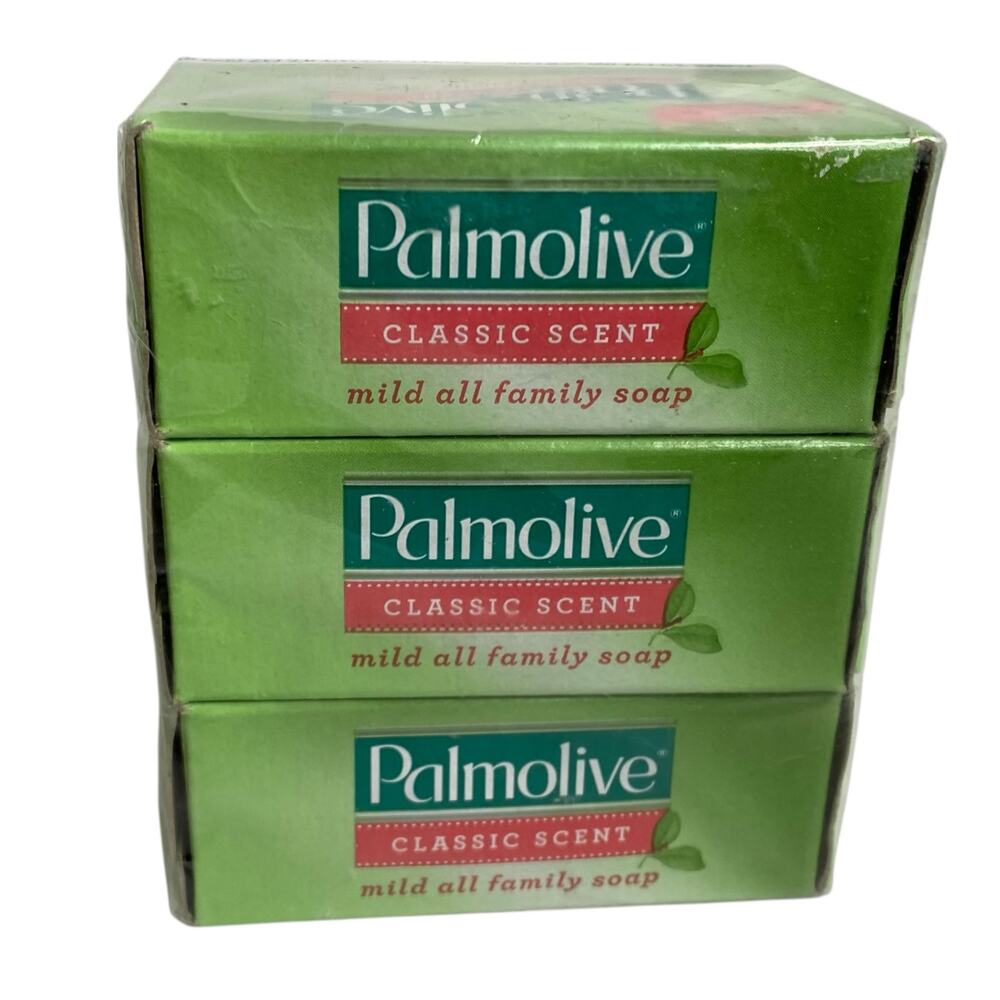 Palmolive 3 Pack Bar Soap Mild All Family 3.2oz. ea. Classic Scent NIB Sealed - Picture 5 of 8